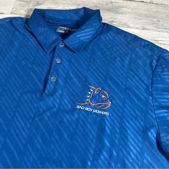 Nike Golf Men’s Bad Boy Mowers Performance Golf Polo Shirt Blue Size XL (1) - Picture 2 of 5